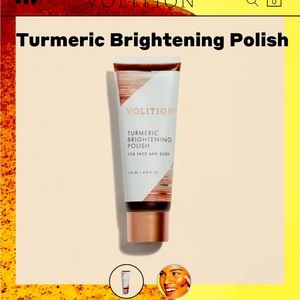 Volition Tumeric brightening polish face and body